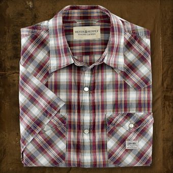 Ralph Lauren Cowboy Western Shirt - Lyst