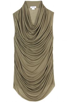 Helmut Lang Draped Top - Lyst