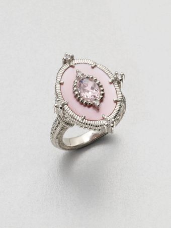 Judith Ripka Semiprecious Multistone Oasis Ring - Lyst