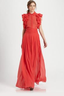 Rachel Zoe Delfina Silk Chiffon Pants - Lyst