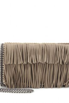 Stella McCartney Falabella Fringed Shoulder Bag - Lyst