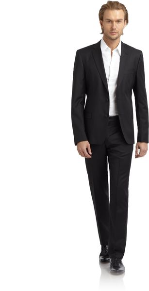 Versace Wool Blend Suit - Lyst