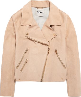 Acne Rita Suede Aviator Jacket - Lyst