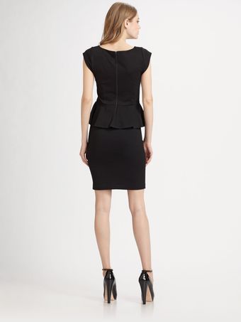 Alice + Olivia Victoria Peplum Dress - Lyst
