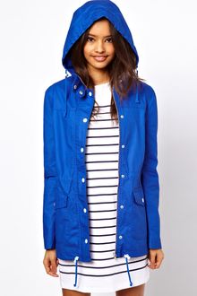 ASOS Collection Asos Coated Cotton Parka - Lyst
