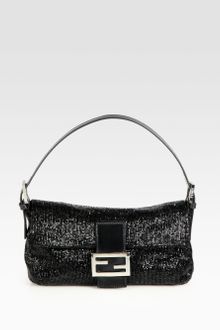 Fendi Baguette Beaded Shoulder Bag - Lyst