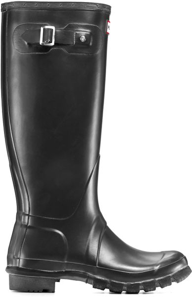 hunter rain boots black size 7