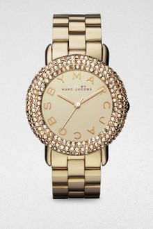 Marc By Marc Jacobs Crystal Stainless Steel Watch - Lyst