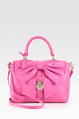 RED Valentino Bow Top Handle Bag