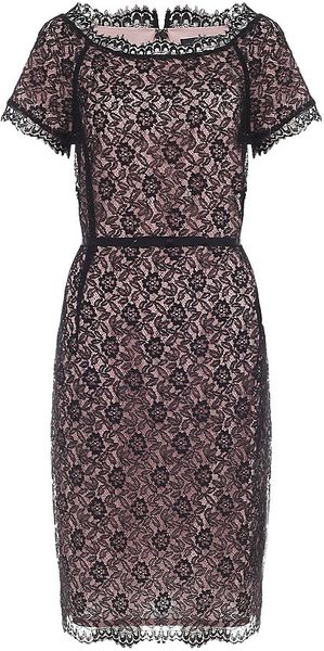 St. John Eyelash Lace Dress - Lyst