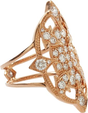 Stone Diamond Vicious Ring - Lyst
