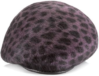 Yestadt Millinery Leopard Zina Beret - Lyst
