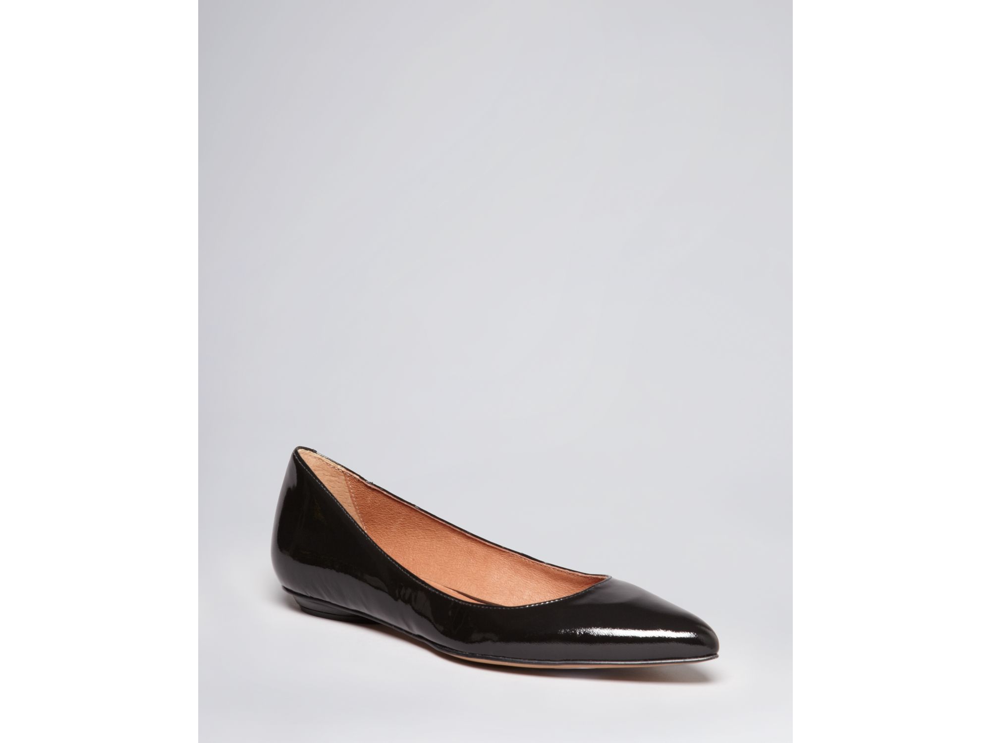 supportive pointed toe flats