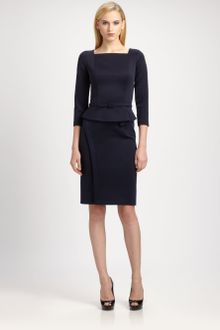 David Meister Belted Dress - Lyst