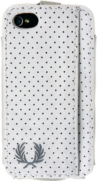 Fred Perry Perforated Iphone Case - Lyst