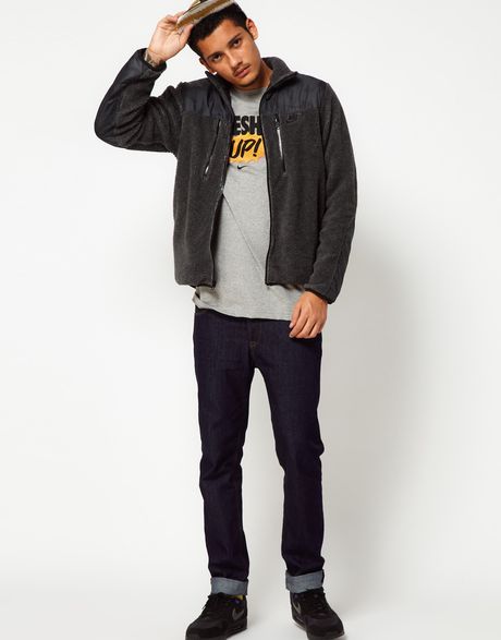 Nike Polar Tech Fleece Jacket in Gray for Men (grey) | Lyst