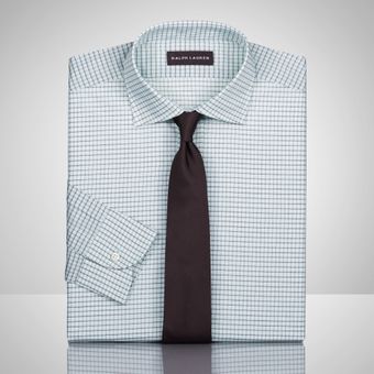 Ralph Lauren Black Label Piumino Checked Dress Shirt - Lyst