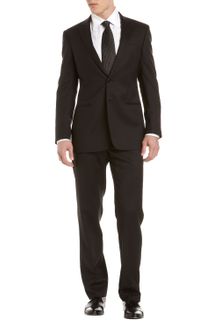 Armani Micro Pinstripe Wool Suit - Lyst