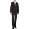Armani Peeked Collar Gabardine Twopiece Suit in Black for Men - Lyst
