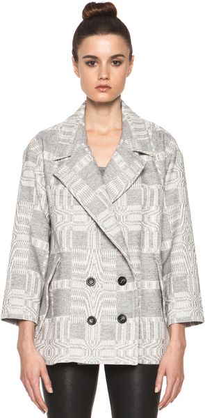 Etoile Isabel Marant Alika Blanket Coat  - Lyst