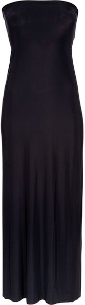 Issey Miyake Maxi Stretch Bandeau Dress - Lyst