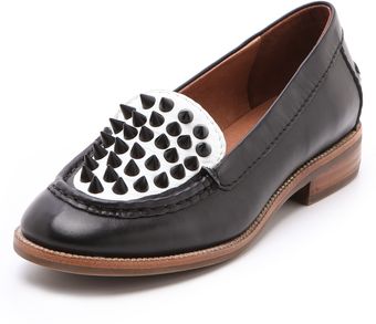 Jeffrey Campbell Pupil Stud Loafers - Lyst