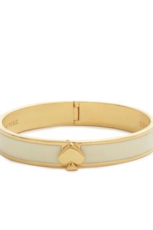 Kate Spade Spade Hinged Bangle Bracelet - Lyst