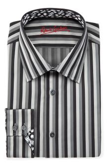 Robert Graham Chain Striped Dress Shirt - Lyst