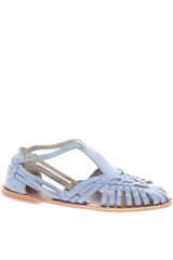 Asos Asos Francesca Leather Flat Sandals