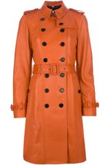 Burberry Lamb Skin Trench Coat