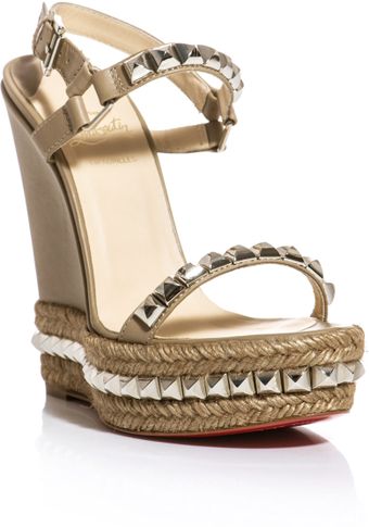 Christian Louboutin Studded Sandals - Lyst