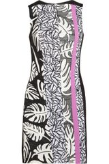 Diane Von Furstenberg Yianna Embroidered Stretchjersey Dress