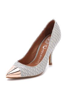Jeffrey Campbell Flava Cap Toe Pumps - Lyst