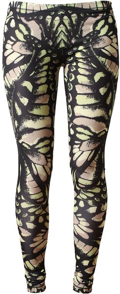 McQ by Alexander McQueen Dragonfly Printed Stretch Leggings - Lyst
