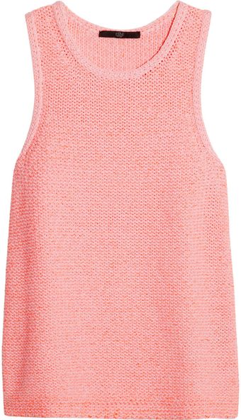 Tibi Chunkyknit Cottonblend Top - Lyst