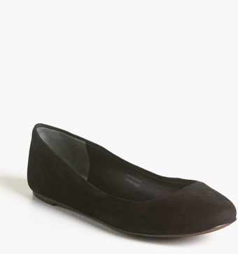 Vera Wang Leather Ballet Flats - Lyst