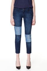 Zara Jeans with Patches