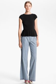 Alice + Olivia Peplum Top - Lyst