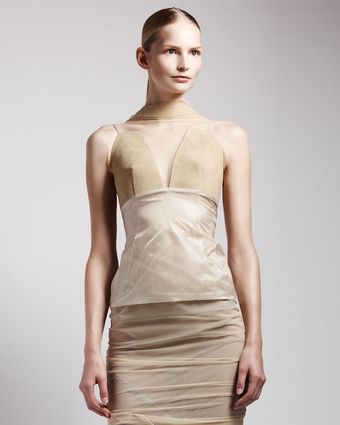 Rick Owens Backzip Bustier - Lyst