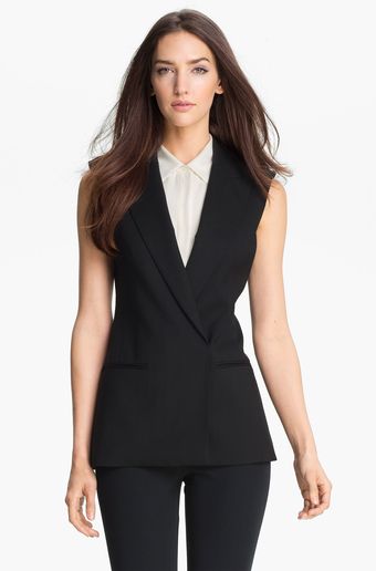 Theory Annea Sleeveless Blazer - Lyst