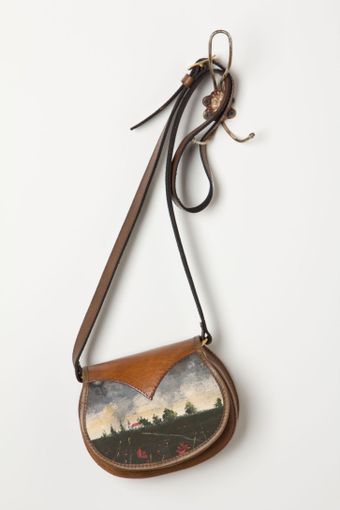 Anthropologie Handpainted Landscape Crossbody Bag - Lyst