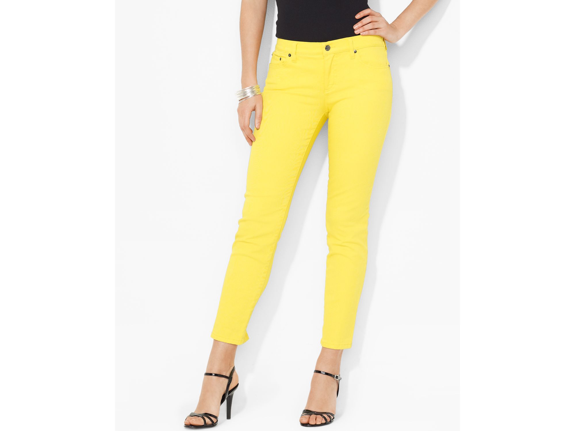 yellow ralph lauren pants