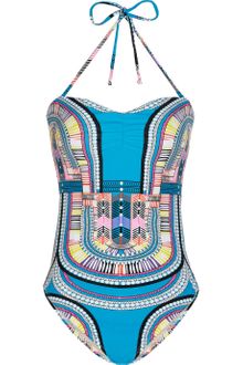 Mara Hoffman Electric Casino Printed Swimsuit - Lyst