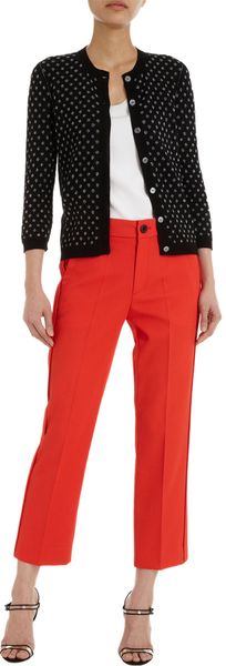 Marc Jacobs Dotted Cardigan - Lyst