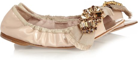 miu miu ballet flats sale