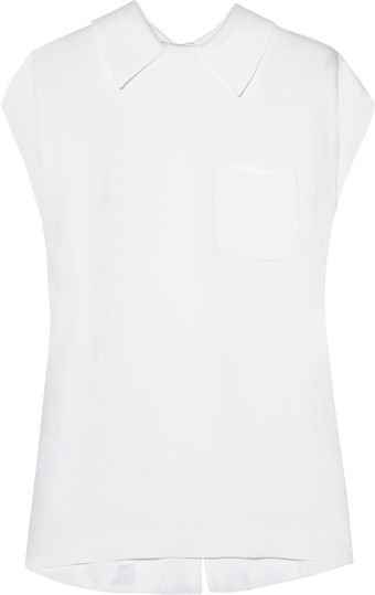 Miu Miu Crepe Blouse - Lyst