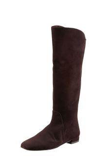 Stuart Weitzman Suede Boot with Stretch Fabric  - Lyst