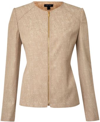 Episode Centre Front Zip Detail Jacket - Lyst