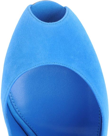 light blue sling backs