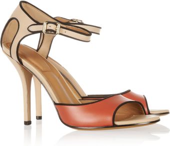Givenchy Colorblock Leather Sandals - Lyst